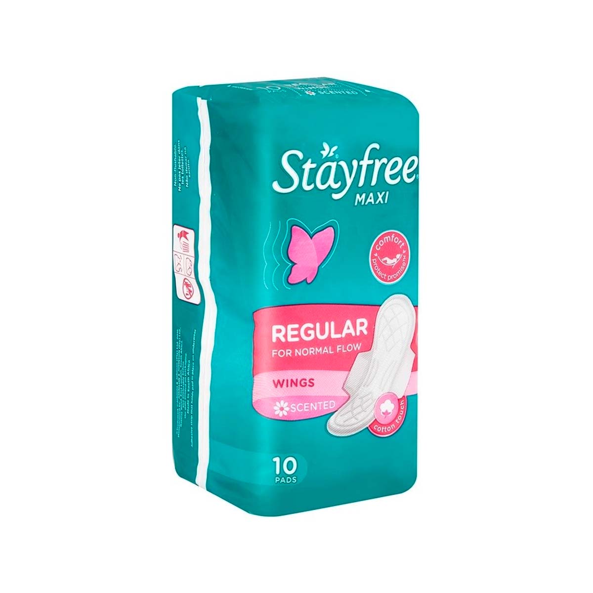 Stayfree Maxi Thick Pads Unscented 10s