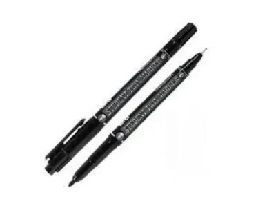 Marker P Double Tips Blk Apmv7471 Mg