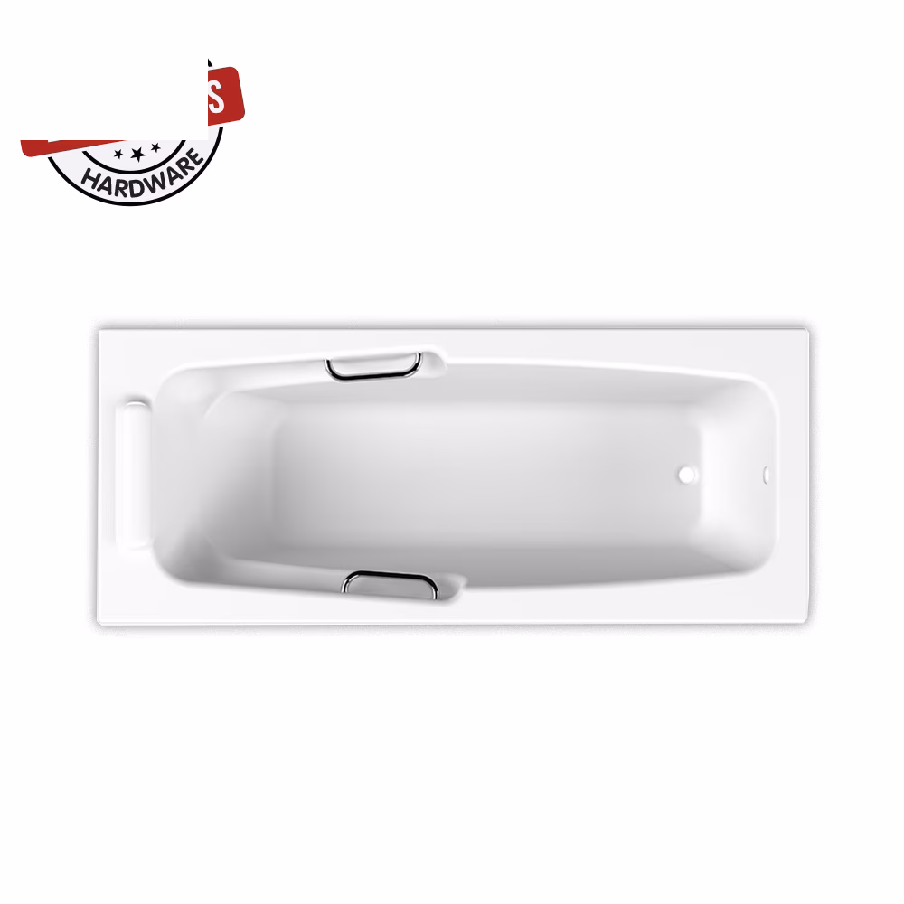Asp New York D.I Bath Whi 1800x410mm Wt Handles