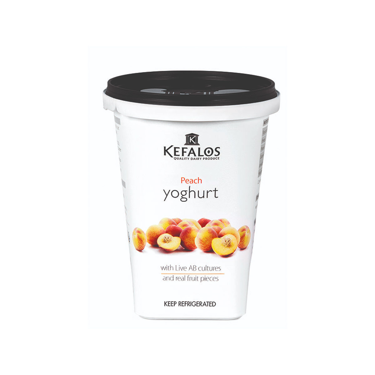 Kefalos Peach Real Fruit Yght 1kg