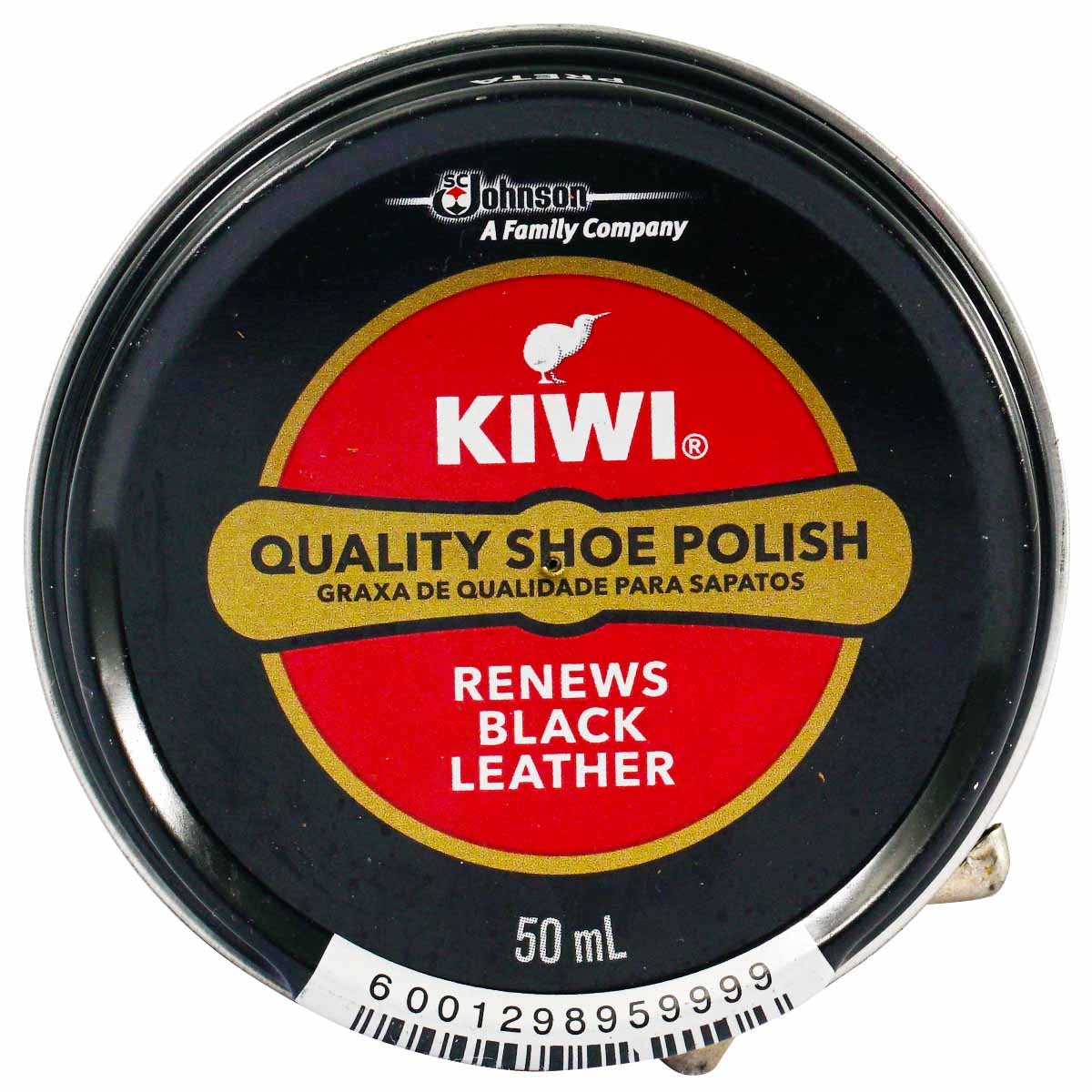 Kiwi Black Shoe Polish 50ml