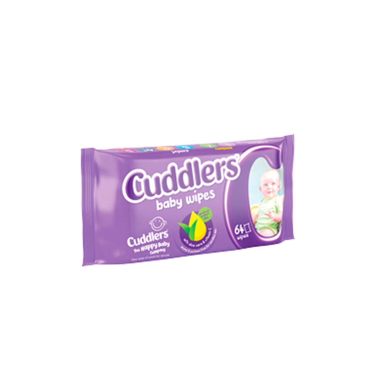 Cuddlers Baby Wipes Aloe Vera 64s