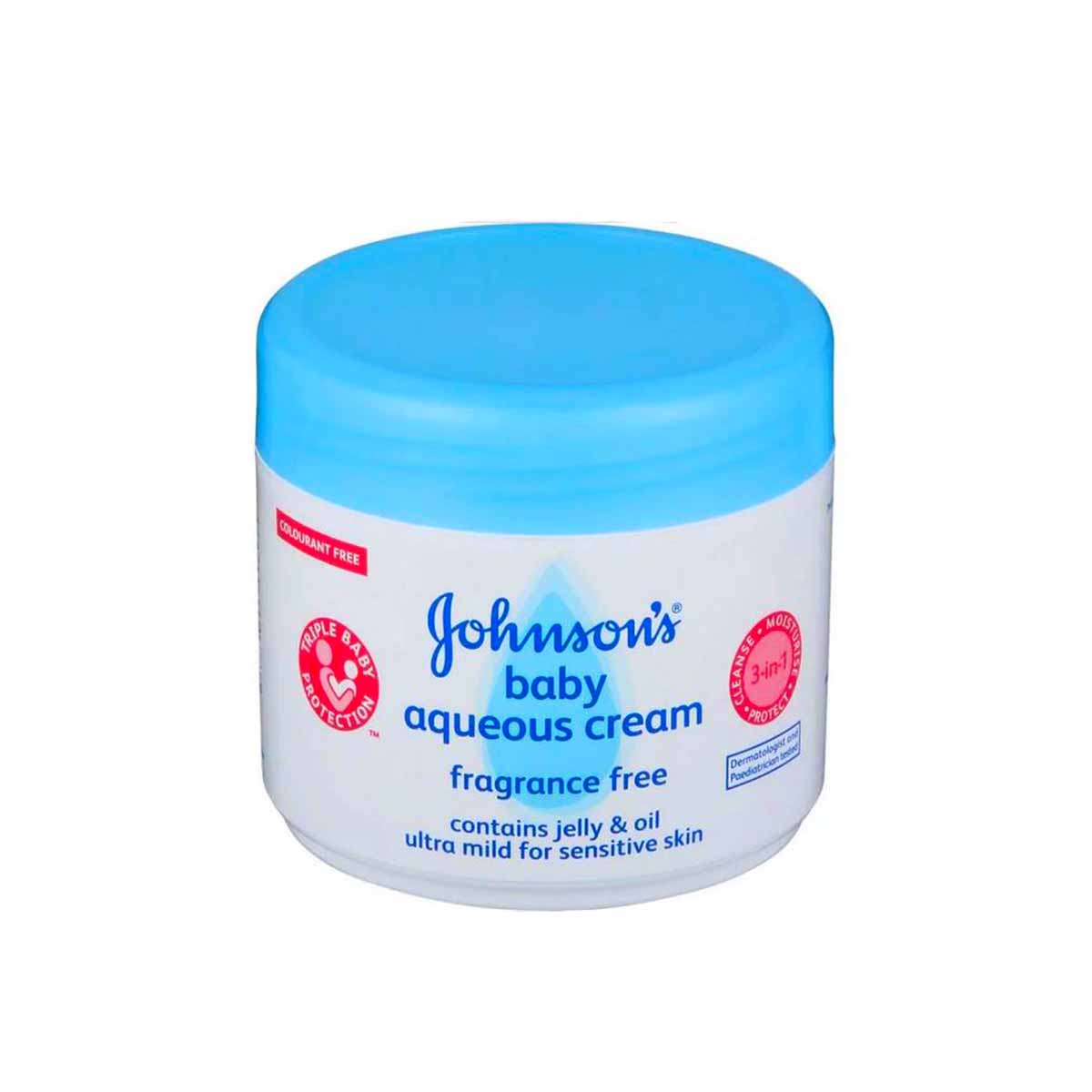 Johnson Baby Aqueous Cream Frag Free 350ml