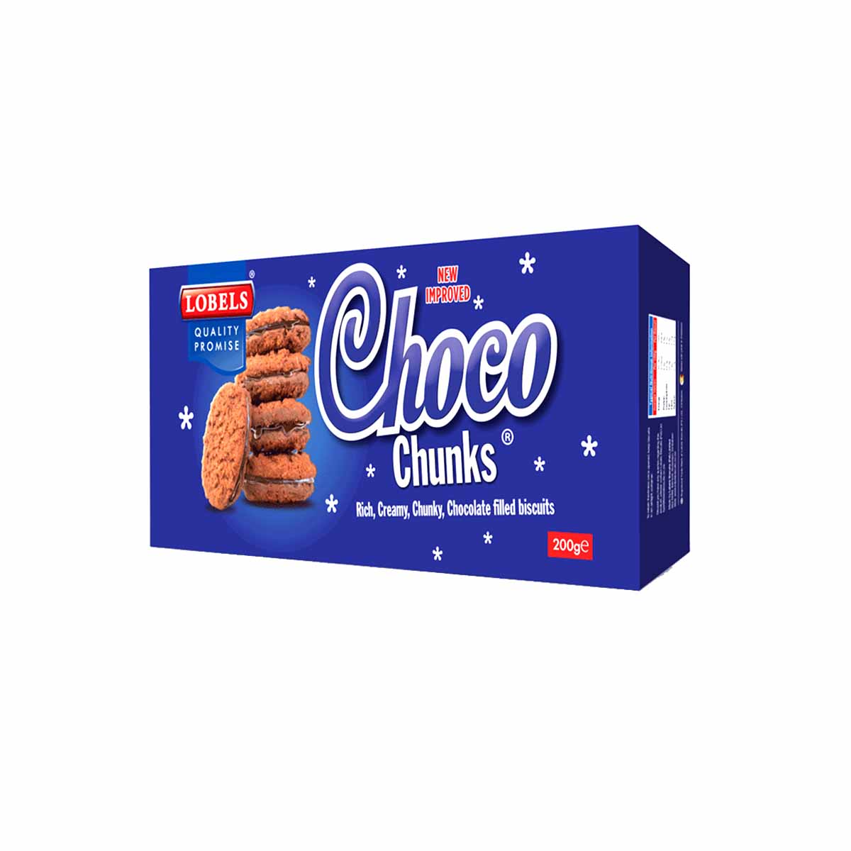 Lobels Choco Chunks 200g
