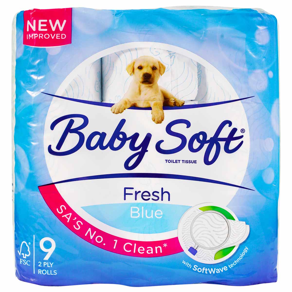 Baby Soft Blue 2ply 9s