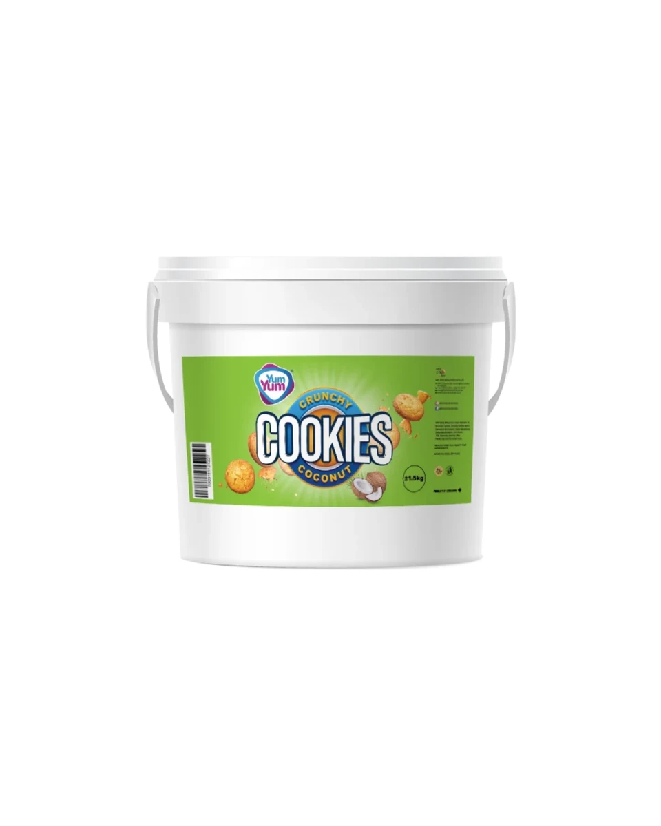 YUM YUM Cookie Bucket Crunchy Coconut 1.5kg