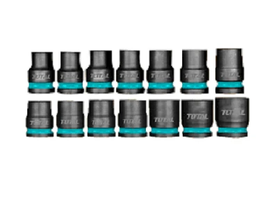 Impact Socket Set 14pcs 1/2" Thistd12141 Total