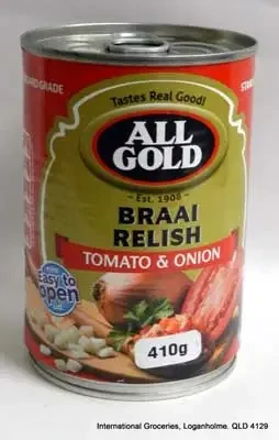All Gold Braai Relish Tomato And On