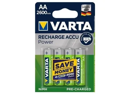Battery Aa Ll Rechargable 4pcs Alkaline Varta