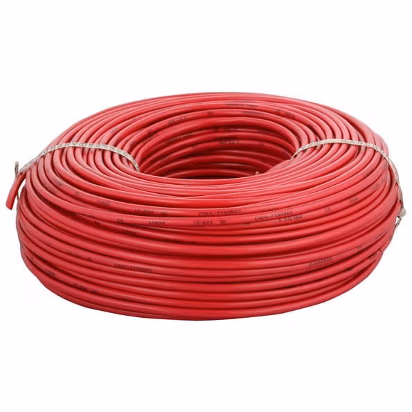 Cable – Single Core – Red – 6mm Per Metr
