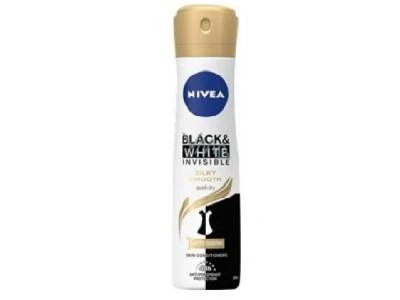 Deodorant Invisible Bl&W Silky 150ml 82282 Nivea
