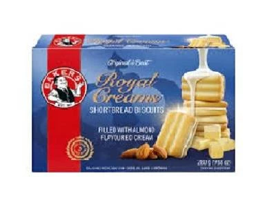 Biscuit Royal Creams 280g Bakers