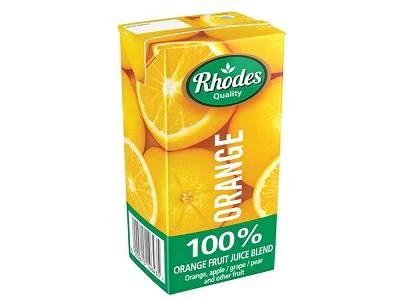 Juice Orange 100% 200ml Rhodes