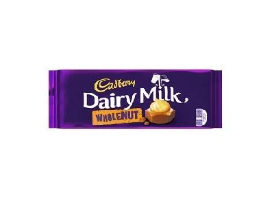Chocolate Dairy Milk Whole Nut 80g Cadbury