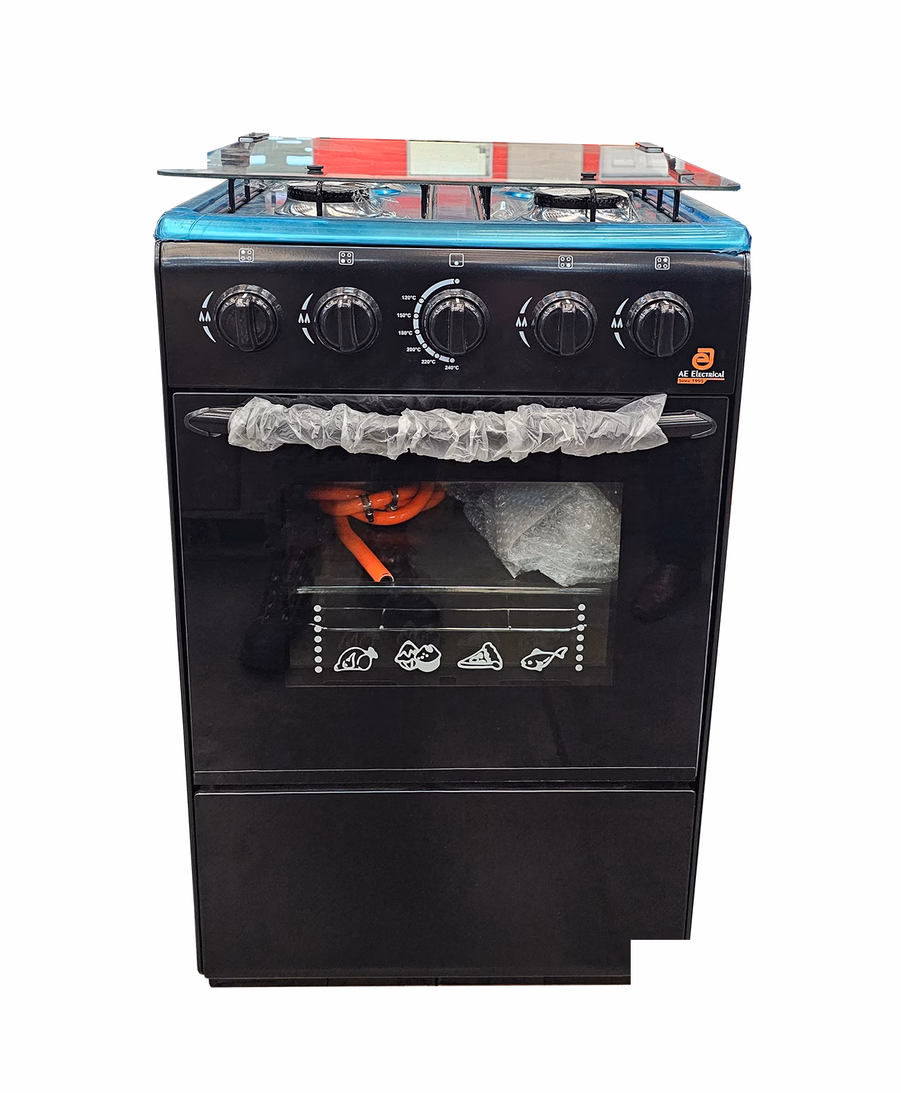 Ae Gas Stove 4 Plate No Self Ignite Oven