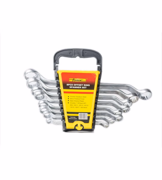 Forge 8pcs Offset Ring Spanner Set