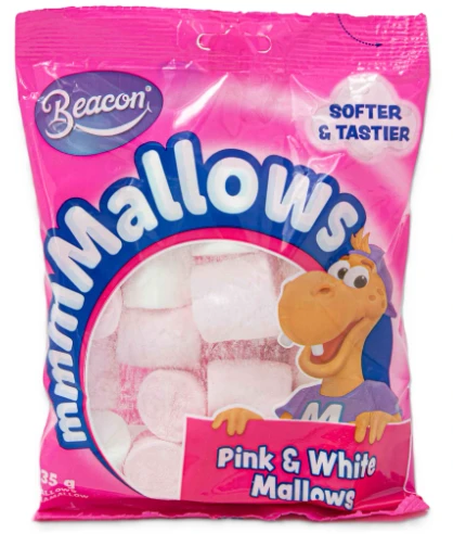 BEACON Mashmallow Pink & white 135g
