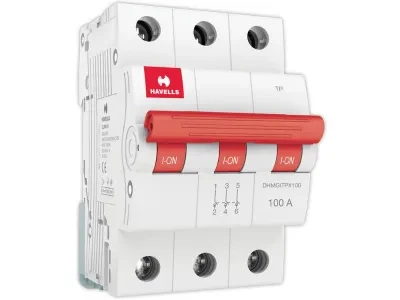 Mcb 100amp Tp Isolator Havells