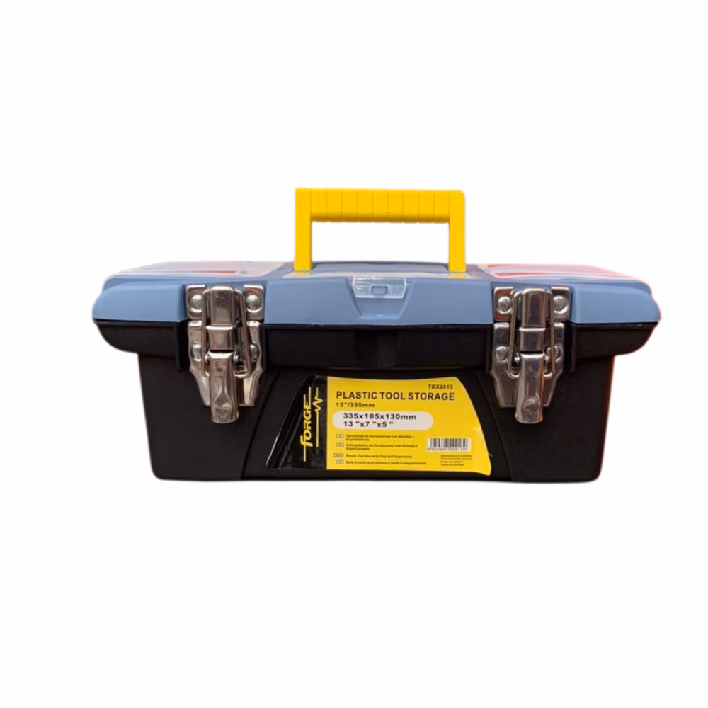 Forge Plastic Tool Box 13 Inch