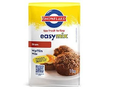Muffin Mix Bran 1kg Snowflake