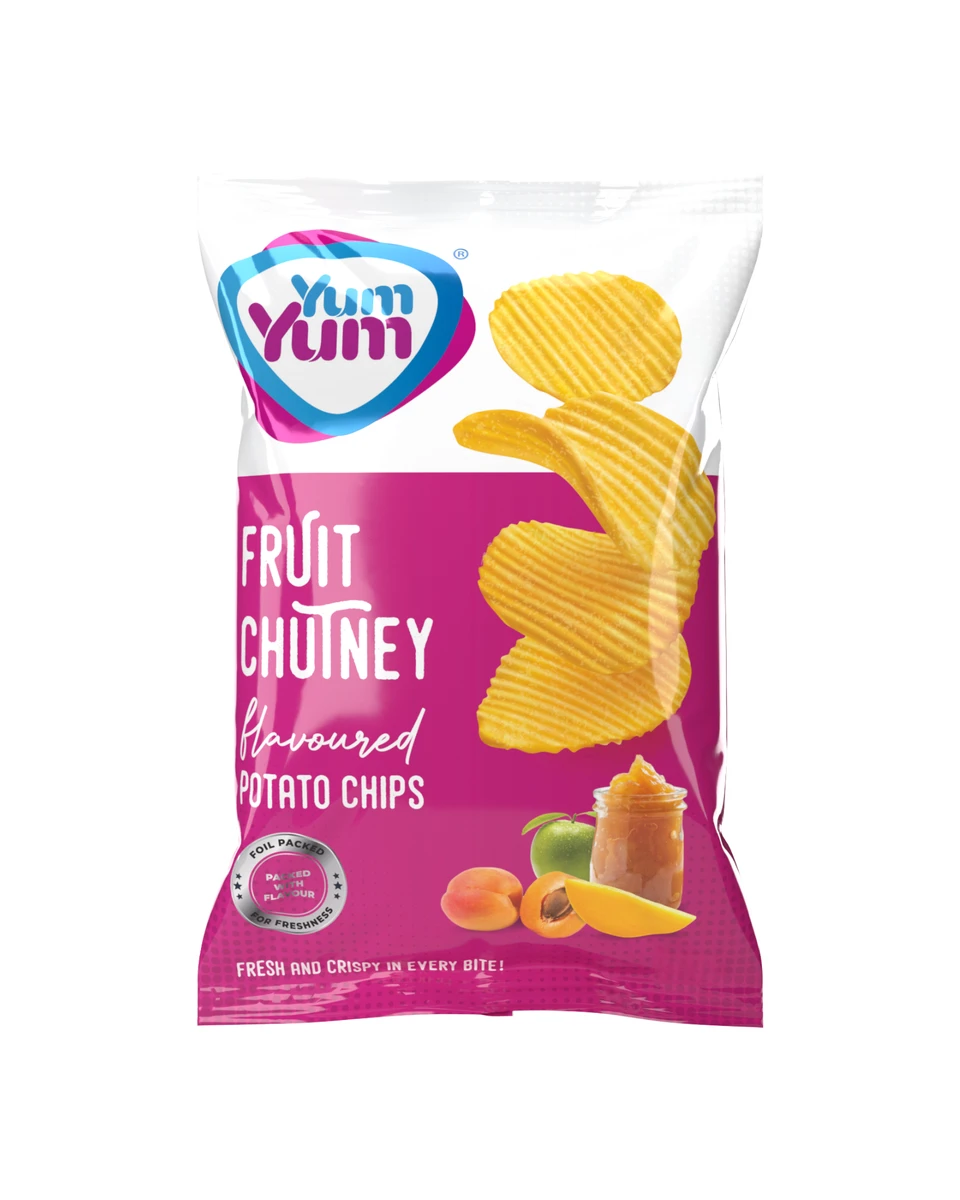 YUM YUM Potato Chips Fruit Chutney 30g