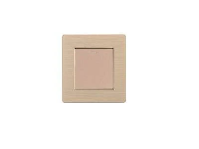 Switch 1g 2w Plate Stainless Gold M3002 Klass