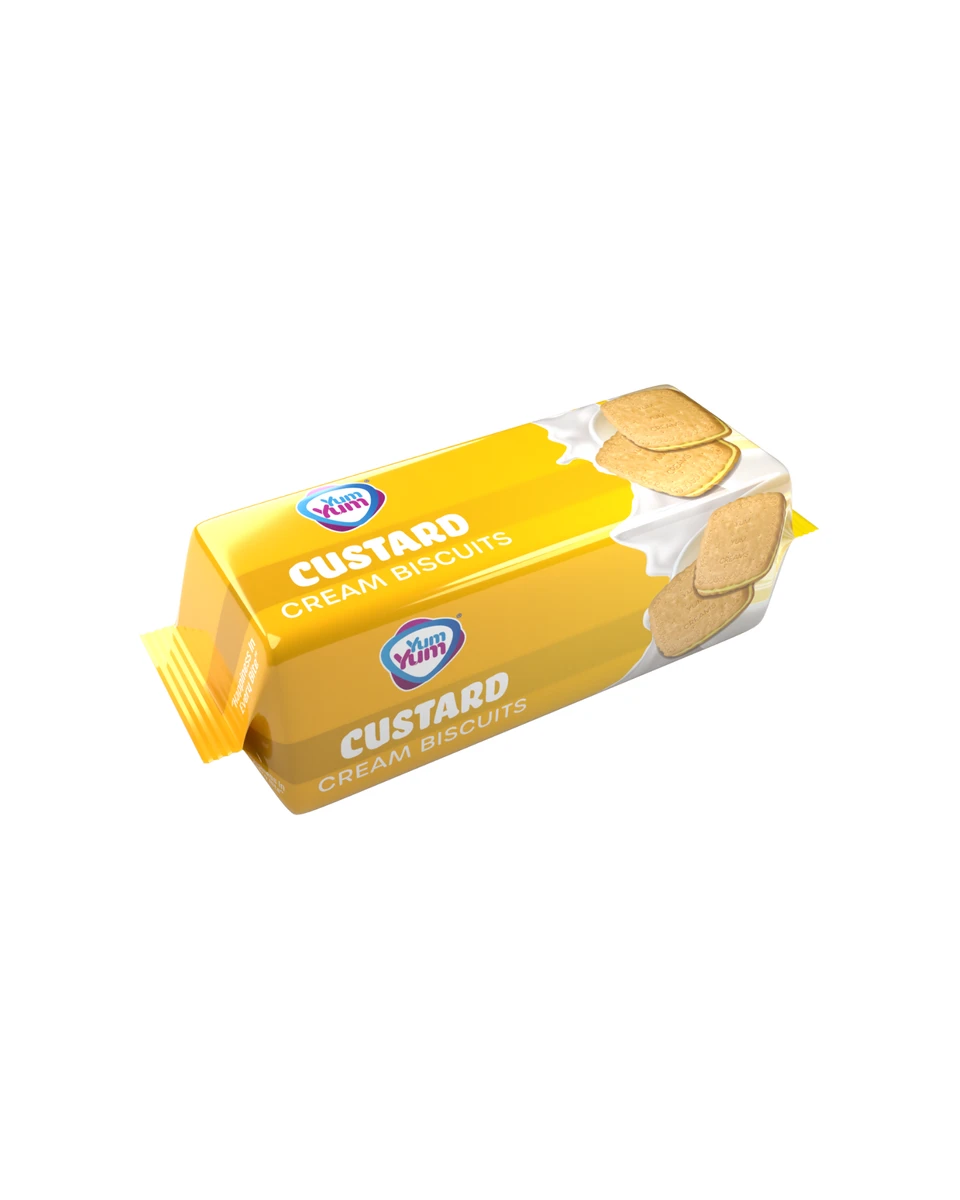 YUM YUM Square Cream Biscuits Custard 150g