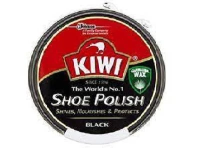 Shoe Polish Black 50ml Kiwi