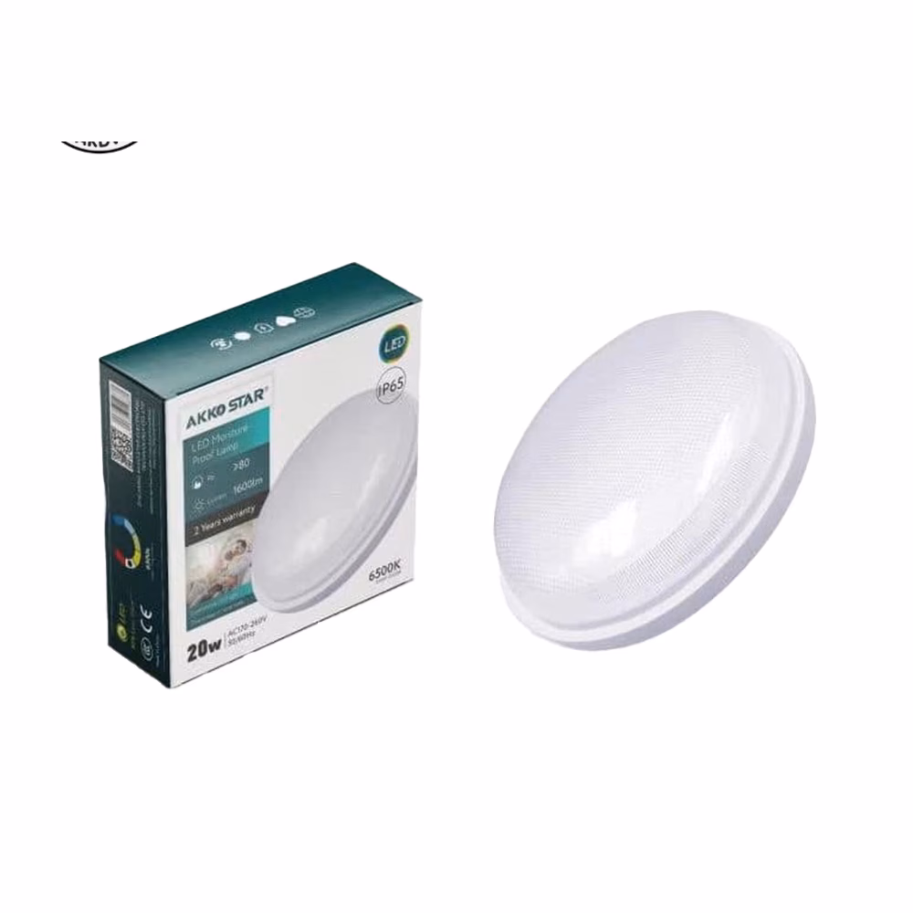 Akkostar 20w Moisture Proof Lamps 6500k