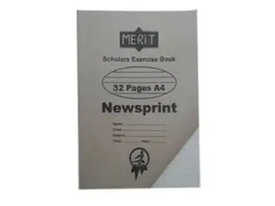 Exercise Book A4 32pg Wrt Np Merit
