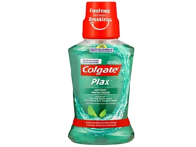 Mouth Freshener Plax 250ml Soft Mint Colgate