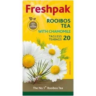 FRESHPAK Rooibos Tagless Teabags Chamomile 20s