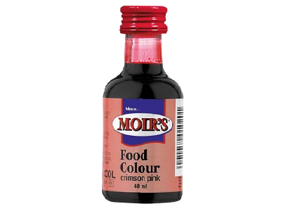 Food Colour Crimson Pink 40ml Moir'S