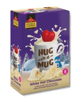 HOC HUG IN A MUG White Hot Chocolate 24g x 8