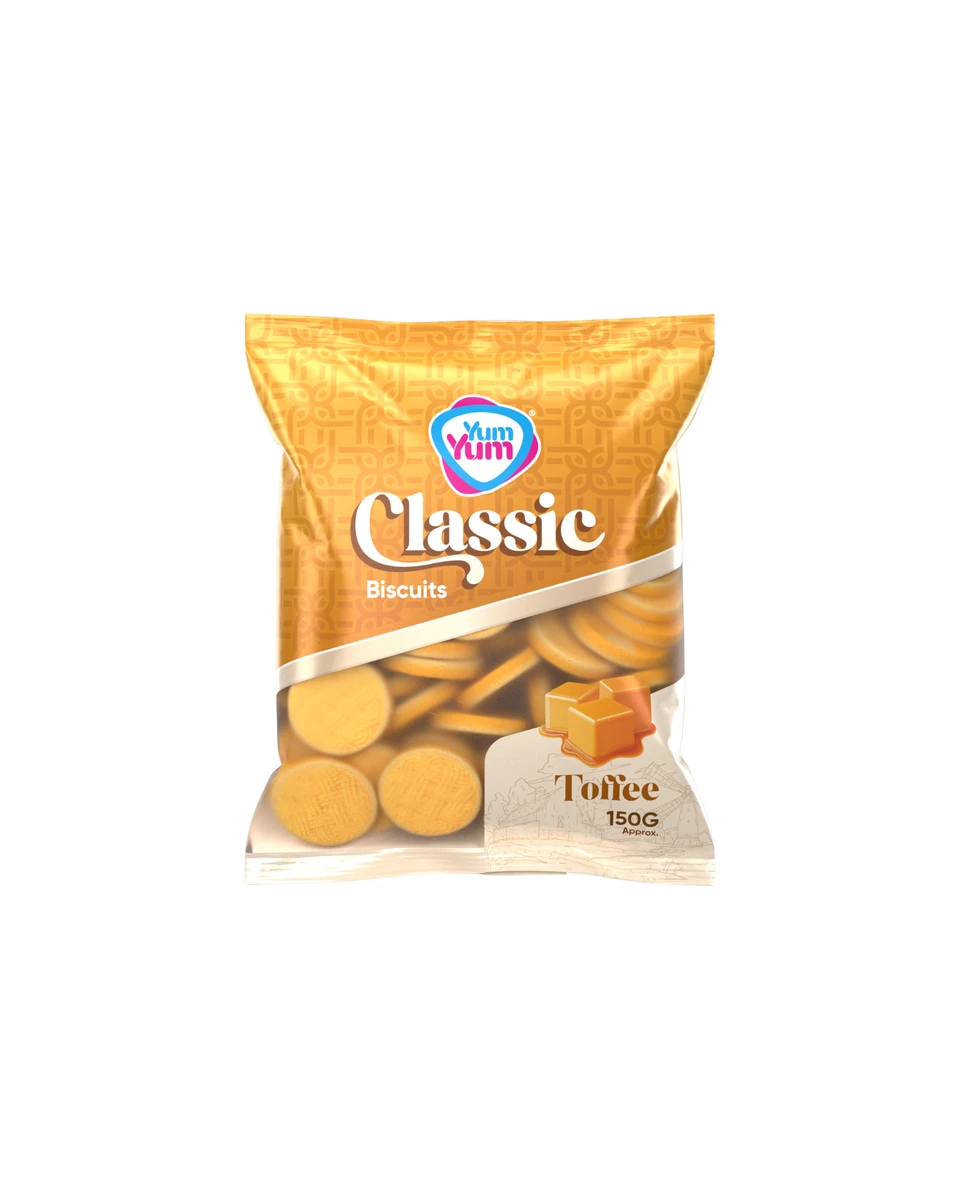 YUM YUM Classic Biscuits Toffee 150g