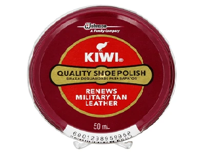 Shoe Polish Military Tan 50ml Kiwi