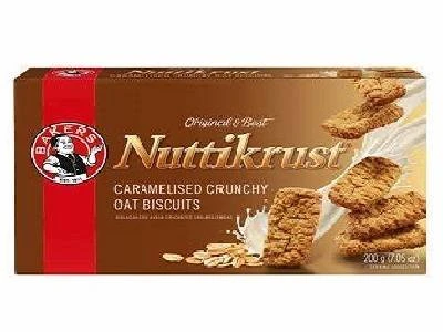 Biscuit Nuttikrust 200g Bakers
