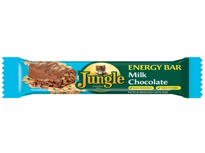 Chocolate Energy Bar Milk Choc 48g Jungle