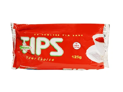 Tea Bags 50 125g Tips