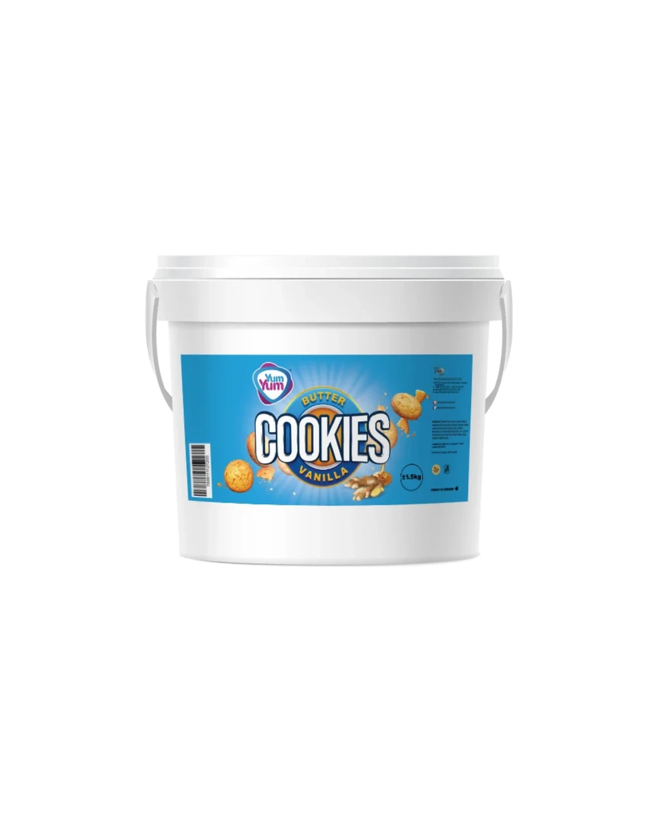 YUM YUM Cookie Bucket Butter Vanilla 1.5kg