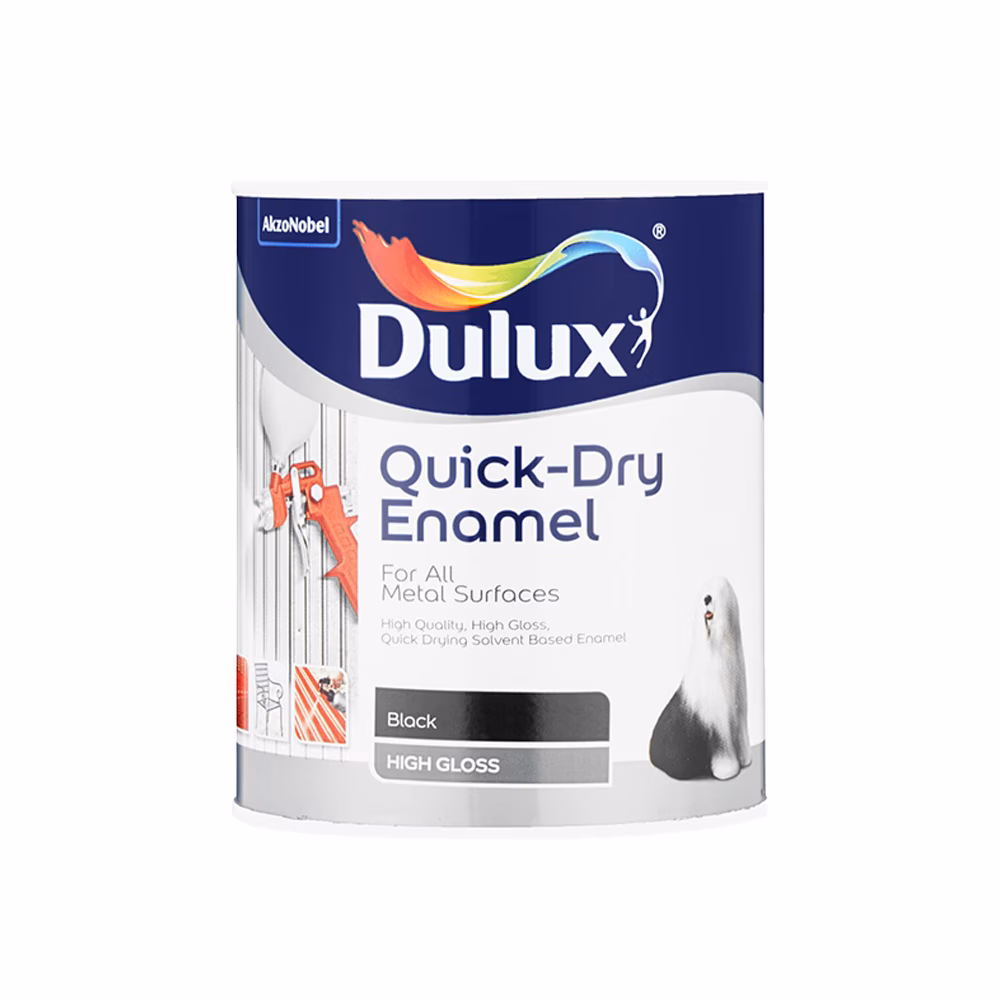 Dulux Quick Dry Enamel Black 5tl