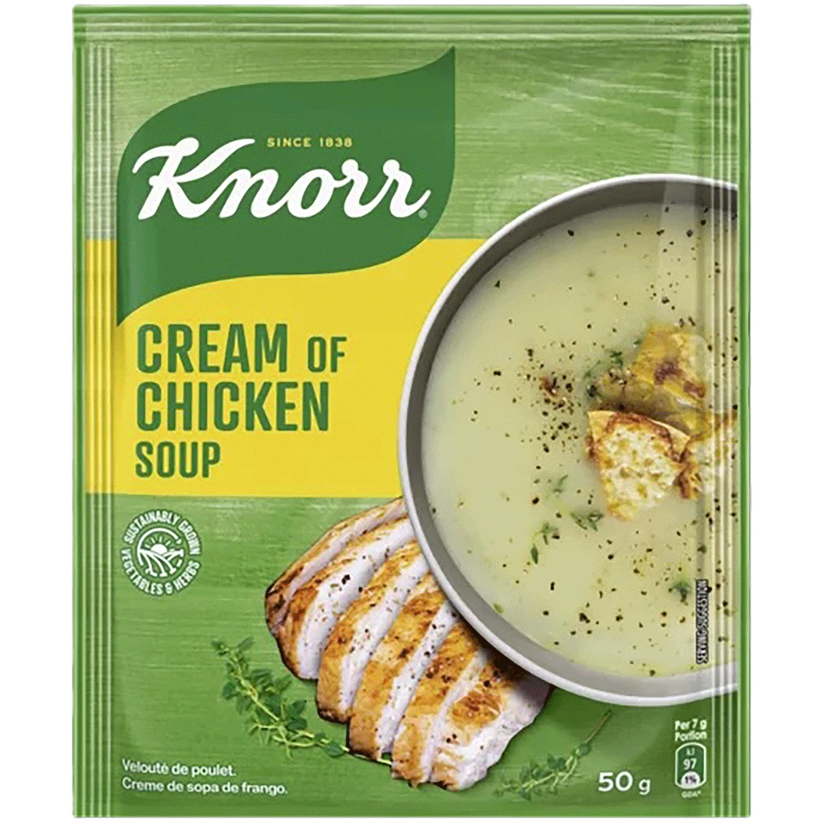 KNORR Soup Cream of Chicken 50g x 10