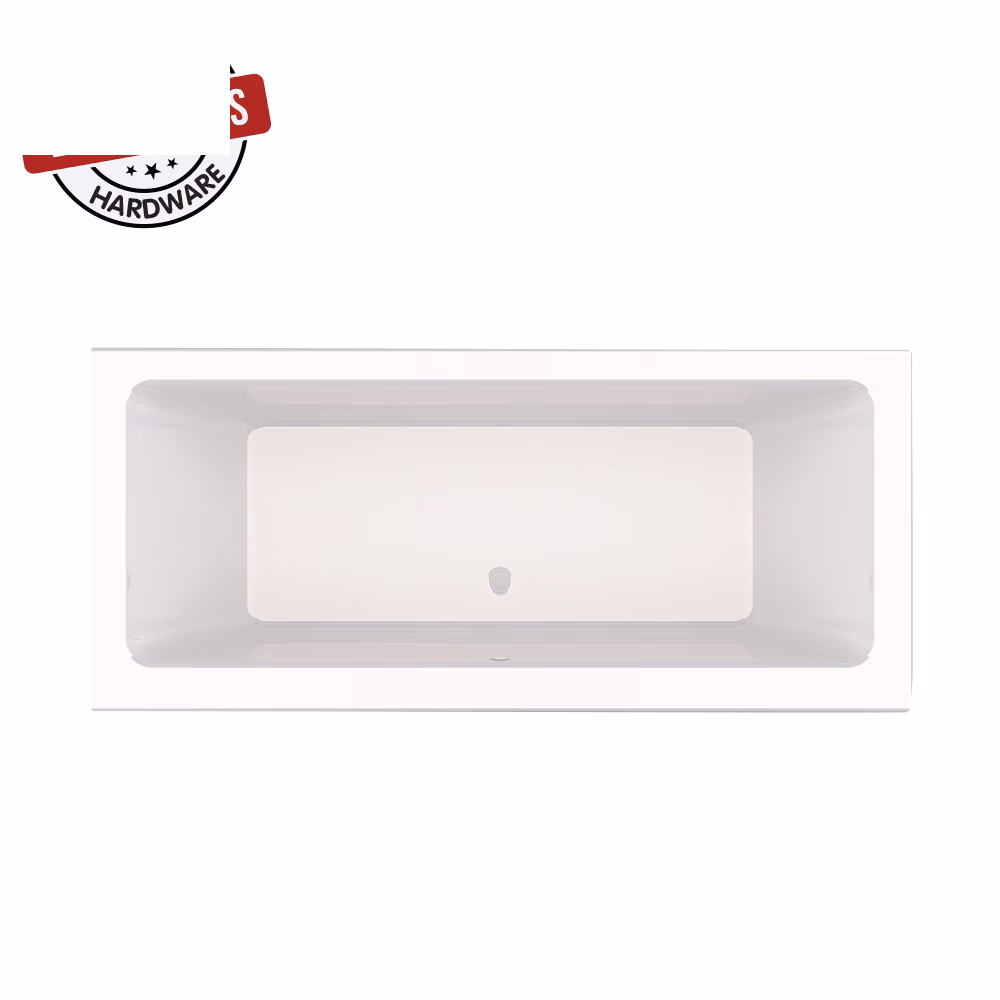 Asp Granada Drop In Bath 1800x440mm Whi
