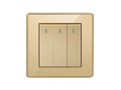 Switch 3g 2w Plate Stainless Gold M3006 Klass