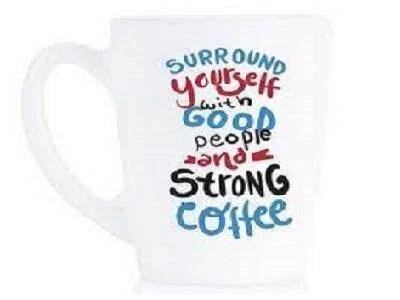 Glass Mug Positivity N8728 Luminarc
