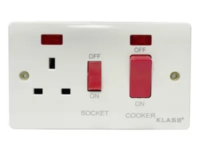 Cooker Switch 3 X 6 White Vz0246 Klass