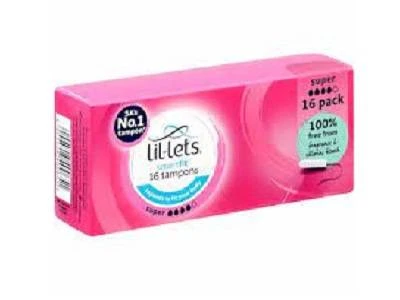 Sanitary Tampons Super 16pc Lil-Lets