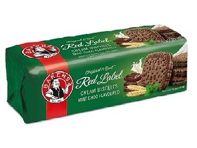 Biscuit Red Label Mint Choc 200g Bakers