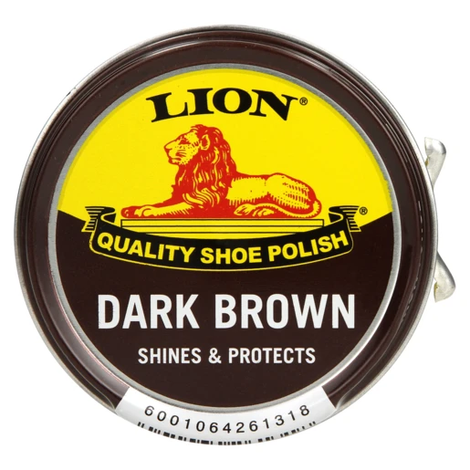 LION Shoe Polish - Dark Brown 50ml