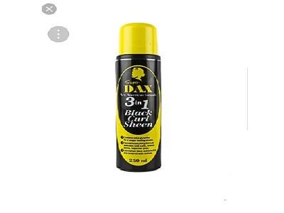 Hair Black Curl Sheen 3 In 1 250ml Dax